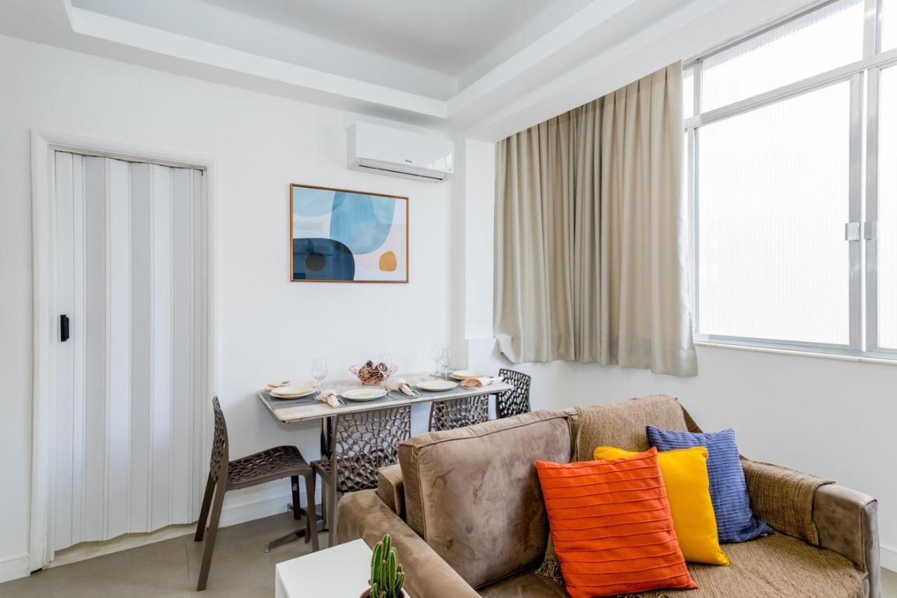 Relax Em Copacabana, Quarto E Sala, 150 Mt Da Praia, Cozinha, Maq De Lavar Roupa E Ar Rio de Janeiro Ngoại thất bức ảnh