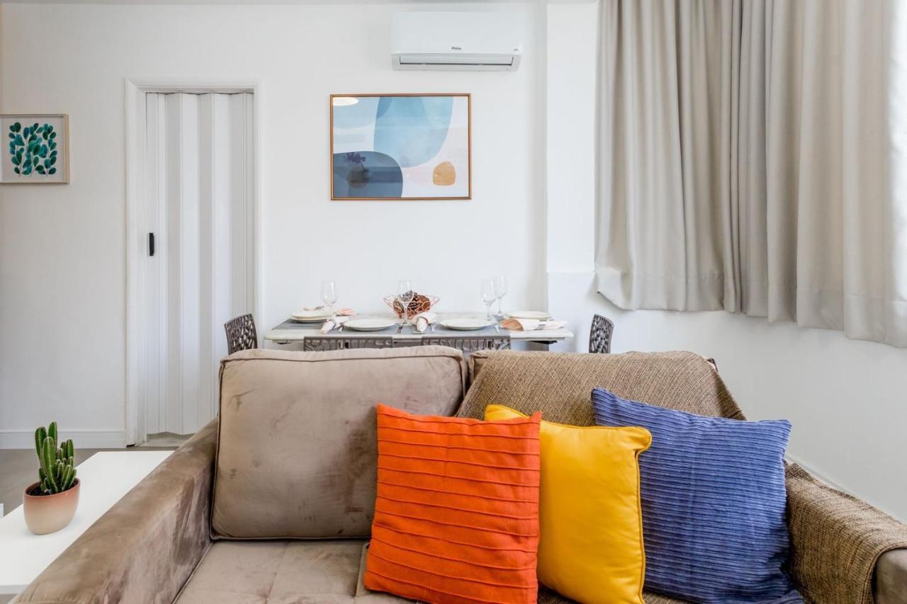 Relax Em Copacabana, Quarto E Sala, 150 Mt Da Praia, Cozinha, Maq De Lavar Roupa E Ar Rio de Janeiro Ngoại thất bức ảnh