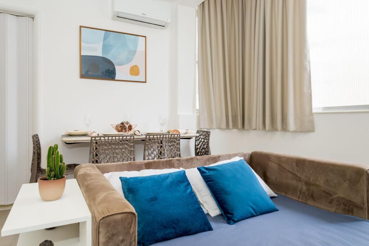 Relax Em Copacabana, Quarto E Sala, 150 Mt Da Praia, Cozinha, Maq De Lavar Roupa E Ar Rio de Janeiro Ngoại thất bức ảnh