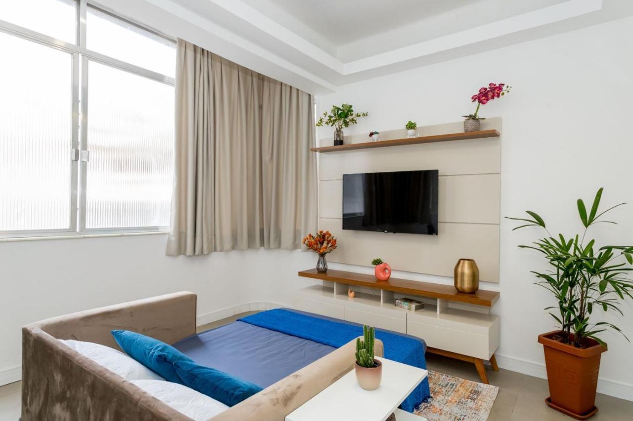 Relax Em Copacabana, Quarto E Sala, 150 Mt Da Praia, Cozinha, Maq De Lavar Roupa E Ar Rio de Janeiro Ngoại thất bức ảnh