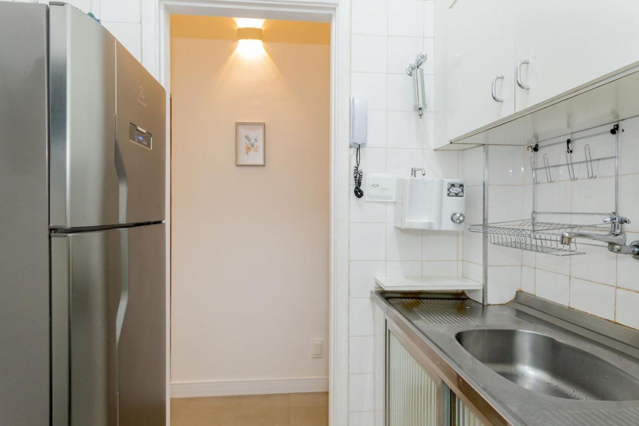 Relax Em Copacabana, Quarto E Sala, 150 Mt Da Praia, Cozinha, Maq De Lavar Roupa E Ar Rio de Janeiro Ngoại thất bức ảnh